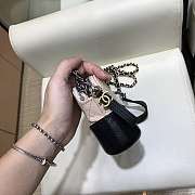 Chanel Gabrielle Clutch Black/Nude A94505 18x6x11cm - 6