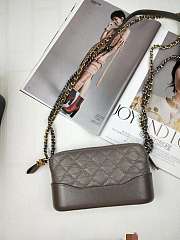 Chanel Gabrielle Clutch Gray A94505 18x6x11cm - 1