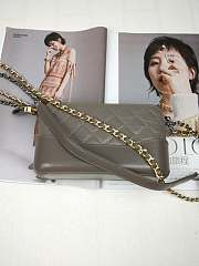 Chanel Gabrielle Clutch Gray A94505 18x6x11cm - 5
