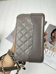 Chanel Gabrielle Clutch Gray A94505 18x6x11cm - 4