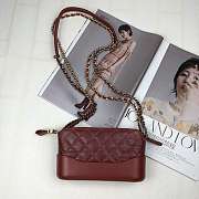 Chanel Gabrielle Clutch Red A94505 18x6x11cm - 1