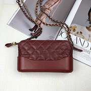 Chanel Gabrielle Clutch Red A94505 18x6x11cm - 2