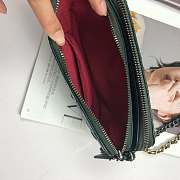Chanel Gabrielle Clutch Dark Green A94505 18x6x11cm - 6