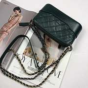 Chanel Gabrielle Clutch Dark Green A94505 18x6x11cm - 3
