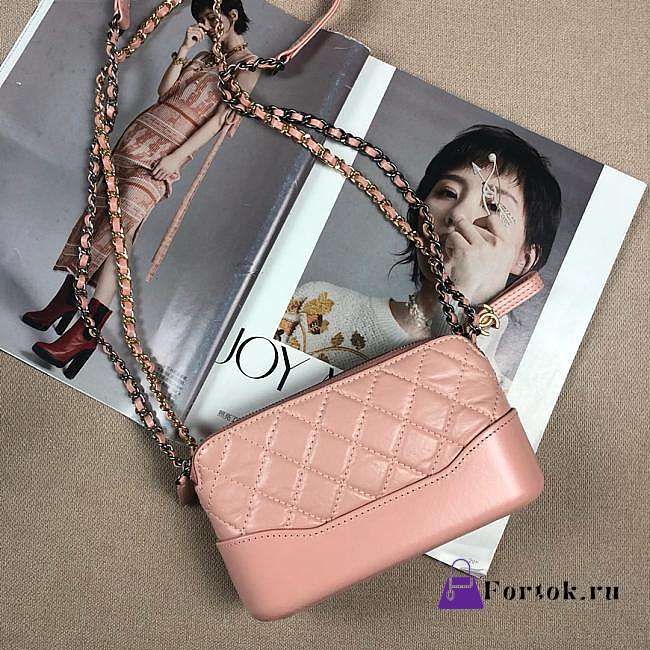 Chanel Gabrielle Clutch Light Pink A94505 18x6x11cm - 1