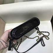 Chanel Gabrielle Clutch Black In Grain Leather A94505 18x6x11cm - 5