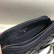 Chanel Gabrielle Clutch Black In Grain Leather A94505 18x6x11cm - 4