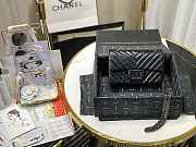 Chanel Mini 2.55 Tasche Black & Black Metal AS0874 20x15.5×6cm - 4