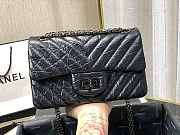 Chanel Mini 2.55 Tasche Black & Black Metal AS0874 20x15.5×6cm - 3