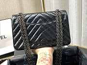 Chanel Mini 2.55 Tasche Black & Black Metal AS0874 20x15.5×6cm - 2