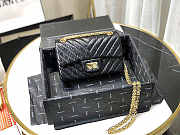 Chanel Mini 2.55 Tasche Black & Gold Metal AS0874 20x15.5×6cm - 1