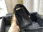 Chanel Mini 2.55 Tasche Black & Gold Metal AS0874 20x15.5×6cm - 5