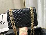 Chanel Mini 2.55 Tasche Black & Gold Metal AS0874 20x15.5×6cm - 4