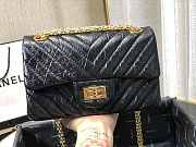 Chanel Mini 2.55 Tasche Black & Gold Metal AS0874 20x15.5×6cm - 2