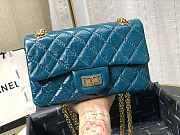 Chanel Mini 2.55 Tasche Blue AS0874 20x15.5×6cm - 3