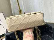 Chanel Mini 2.55 Tasche Light Beige AS0874 20x15.5×6cm - 5