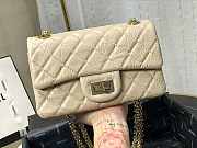 Chanel Mini 2.55 Tasche Light Beige AS0874 20x15.5×6cm - 3