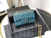 Chanel Mini 2.55 Tasche Tiffany Blue AS0874 20x15.5×6cm - 1