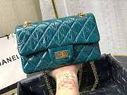 Chanel Mini 2.55 Tasche Tiffany Blue AS0874 20x15.5×6cm - 2