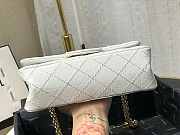 Chanel Mini 2.55 Tasche White AS0874 20x15.5×6cm - 6