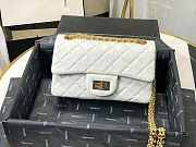 Chanel Mini 2.55 Tasche White AS0874 20x15.5×6cm - 3