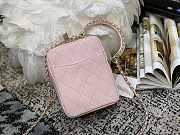 Chanel Vertical Camera Bag Pink AS1753 17.5x14x7cm - 5