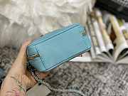 Chanel Vertical Camera Bag Blue AS1753 17.5x14x7cm - 6