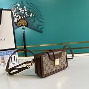 Gucci GG Mini Bag With Clasp Closure 614368 18x10.5x6.5cm - 2