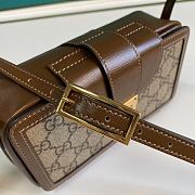 Gucci GG Mini Bag With Clasp Closure 614368 18x10.5x6.5cm - 3