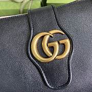 Gucci Medium Tote With Double G In Black 649577 35x32x11cm - 3