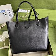 Gucci Medium Tote With Double G In Black 649577 35x32x11cm - 2