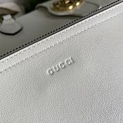 Gucci Medium Tote With Double G In White 649577 35x32x11cm - 4