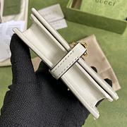 Gucci Jackie 1961 Card Case Wallet GG White ‎645536 11×8.5x3cm - 5