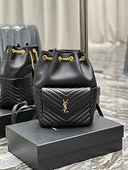 Ysl Joe Backpack In Lambskin Black 6726091 22x29x15cm - 1