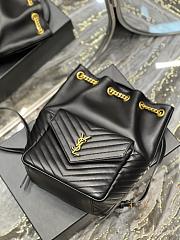 Ysl Joe Backpack In Lambskin Black 6726091 22x29x15cm - 6