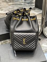 Ysl Joe Backpack In Lambskin Black 6726091 22x29x15cm - 2
