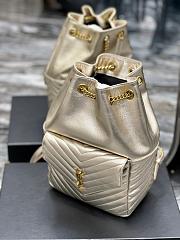 Ysl Joe Backpack In Lambskin Pale Pink 6726091 22x29x15cm - 6