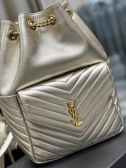 Ysl Joe Backpack In Lambskin Pale Pink 6726091 22x29x15cm - 2