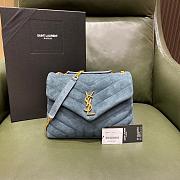 Ysl Small Loulou In Matelassé 