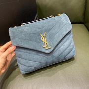 Ysl Small Loulou In Matelassé 