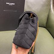 Ysl Small Loulou In Matelassé 