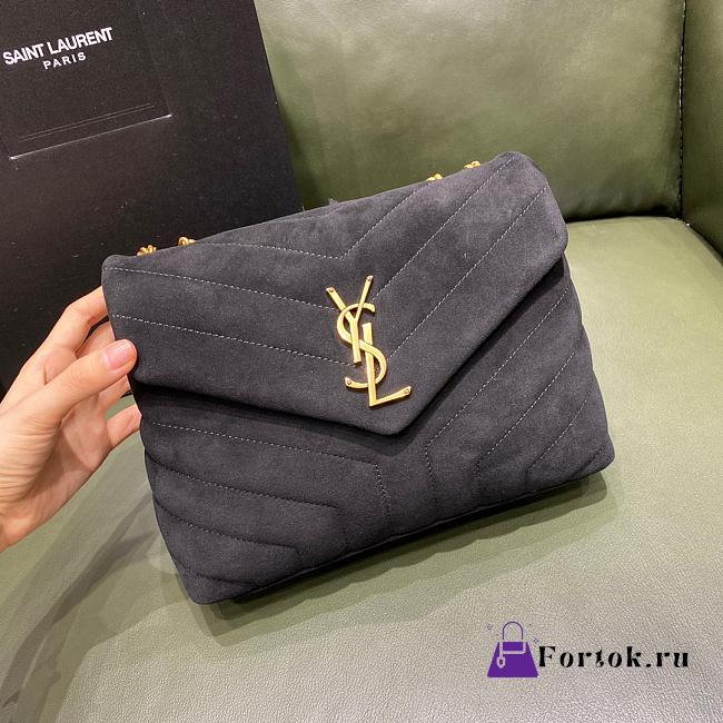 Ysl Small Loulou In Matelassé 