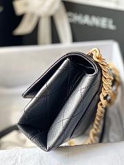 Chanel Mini Flap Bag Gold-Tone Metal Black AS2711 19.5x14x9cm - 6