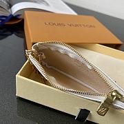 Louis Vuitton Key Pouch Damier Azur Cancas N62659 11.5 x 6.5cm - 3