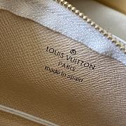 Louis Vuitton Key Pouch Damier Azur Cancas N62659 11.5 x 6.5cm - 4