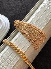 Ysl Medium Kate In Crocodile Leather White 354119 24x14.5x5.5cm - 3