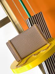 Ysl Medium Kate In Crocodile Leather Beige 354119 24x14.5x5.5cm - 4