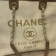 Chanel Deauville Large Tote Light Beige 34 cm - 2