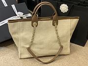 Chanel Deauville Large Tote Light Beige 34 cm - 4