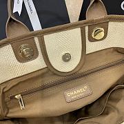 Chanel Deauville Large Tote Light Beige 34 cm - 5